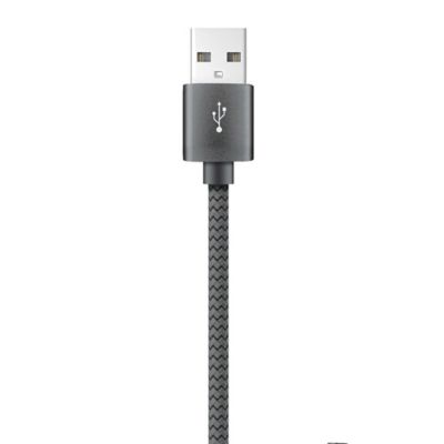 Image showing  Charge and Sync USB to Micro USB Braided Cable, 10 ft. (Black)