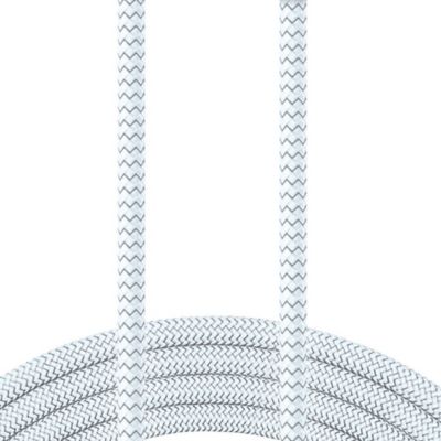 Image showing  Charge and Sync USB to USB-C Braided Cable, 10 ft. (White)