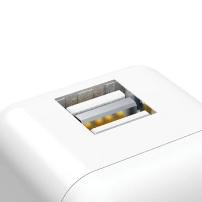 Image showing  2.4-Amp Dual USB Wall Charger (White)