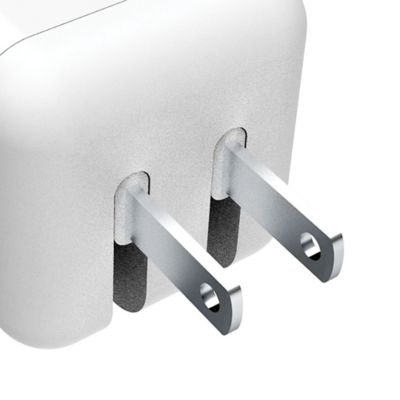 Image showing  2.4-Amp Dual USB Wall Charger (White)