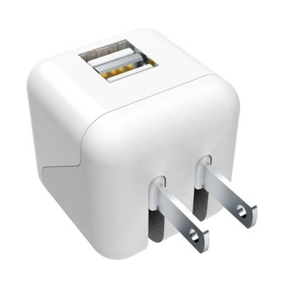Image showing 6 th XYST 2.4-Amp Dual USB Wall Charger (White)