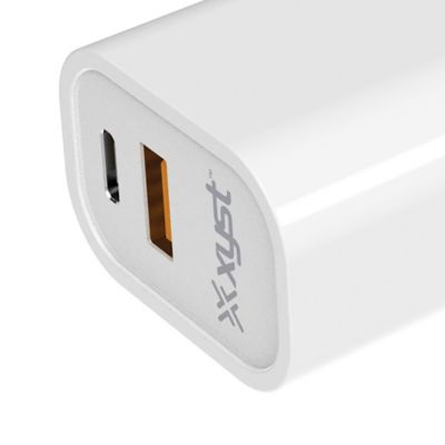Image showing  3.4-Amp Dual USB Wall Charger with USB Port and USB Type-C Port