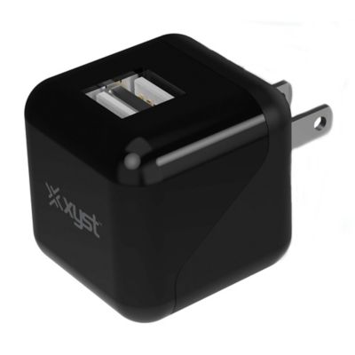 Image showing  2.4-Amp Dual USB Wall Charger (Black)