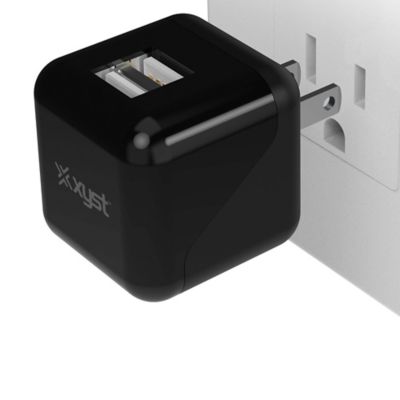 Image showing 5 th XYST 2.4-Amp Dual USB Wall Charger (Black)