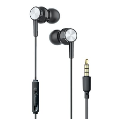 Image showing  In-Ear Earbuds with Microphone, XYS-E3512 (Black)