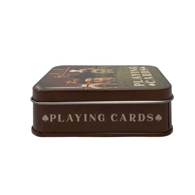 Image showing  Playing Cards in Tin Box - Animals