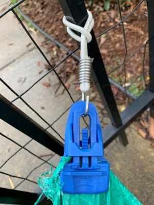 Image showing  4pk Heavy Duty Tarp Clips Blue