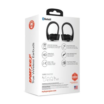 Image showing  Sport X2 Bluetooth Earbuds, True Wireless, Black