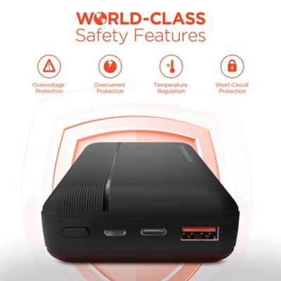 Image showing 7 th HyperGear USB-C Fast Charge Power Bank for iPhone and Android, 20 Amp