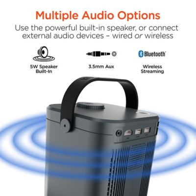 Image showing 8 th HyperGear CineMini 720p HD Portable Mini Projector