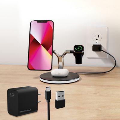 Image showing 7 th HyperGear MaxCharge 3-in-1 Wireless Charging Stand
