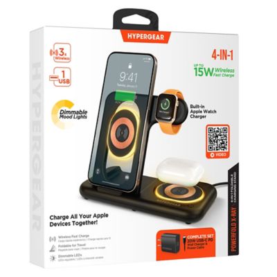 Image showing  15-Watt PowerFold X-Ray 4-in-1 Foldable Wireless Charging Stand