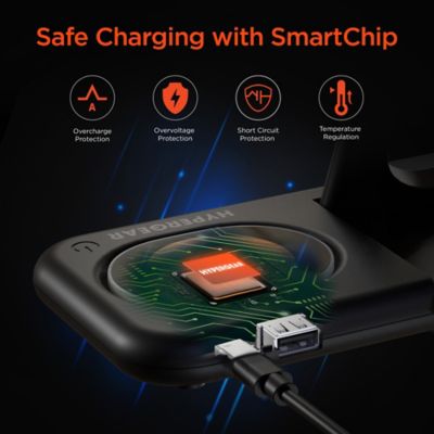 Image showing 9 th HyperGear 15 W PowerFold X-Ray 4-in-1 Foldable Wireless Charging Stand