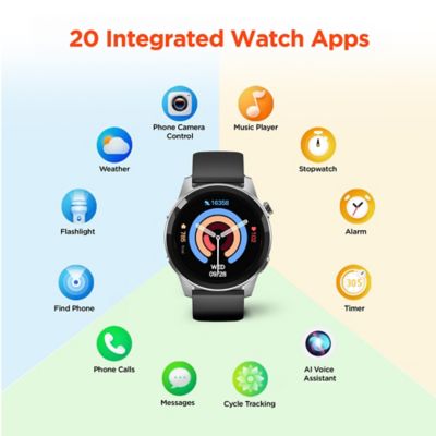 Image showing  Activ8 Smartwatch + Fitness Tracker, Silver, 16031