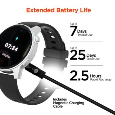 Image showing  Activ8 Smartwatch + Fitness Tracker, Silver, 16031