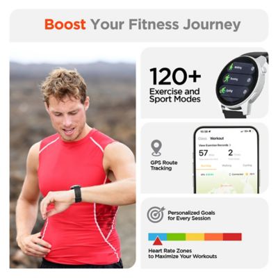 Image showing 9 th HyperGear Activ8 Smartwatch + Fitness Tracker, Silver, 16031