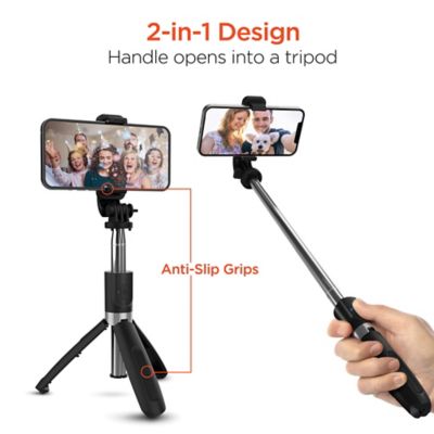 Image showing  SnapShot Wireless Selfie Stick with Tripod and Bluetooth Remote