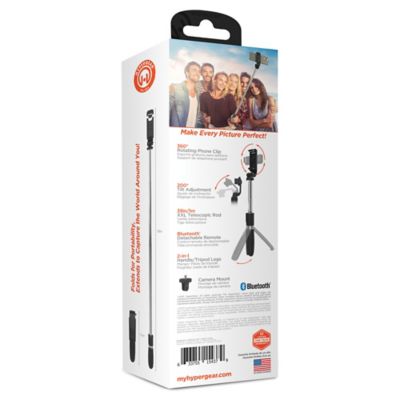 Image showing 8 th HyperGear SnapShot Wireless Selfie Stick with Tripod and Bluetooth Remote