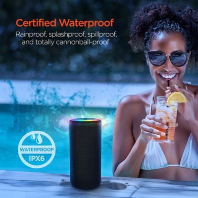 Image showing 6 th HyperGear Halo XL Waterproof True Wireless Stereo Portable Bluetooth Speakerphone with LED Light Ring, 15886