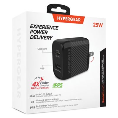 Image showing  SpeedBoost 25-Watt PD Dual-Output USB Wall Charger
