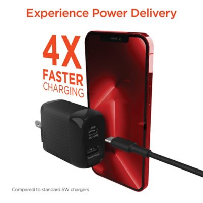 Image showing 5 th HyperGear SpeedBoost 25 W PD Dual-Output USB Wall Charger