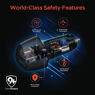 Image showing  SpeedBoost 25-Watt PD Dual-Output Car Charger