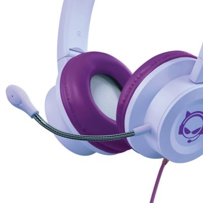Image showing  Kombat Kitty Gaming Headset for Kids (Purple)