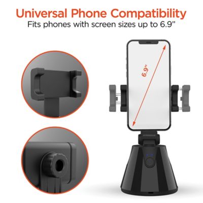 Image showing 7 th HyperGear HyperView Auto-Tracking Universal Phone Mount, Black