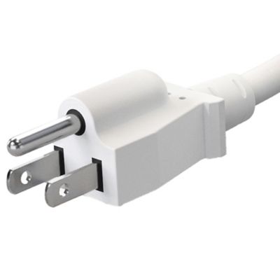 Image showing  CUBE 6-Outlet Multi-Port Power Strip Extension Cord with 5-Ft. Cord, White, 15706