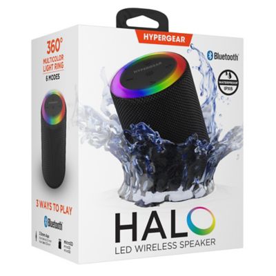 Image showing  Halo Waterproof True Wireless Stereo Portable Bluetooth Speakerphone with LED Light Ring, 15885