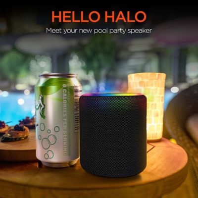 Image showing 5 th HyperGear Halo Waterproof True Wireless Stereo Portable Bluetooth Speakerphone with LED Light Ring, 15885