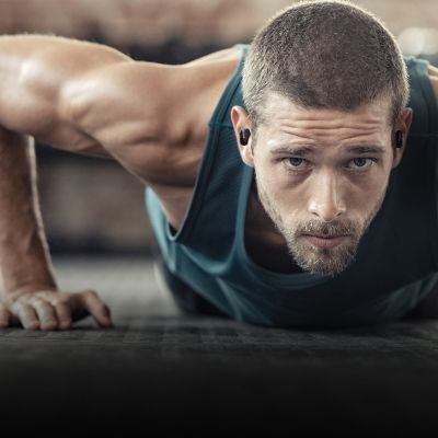 Image showing 5 th HyperGear Active True Wireless Earbuds (Black)