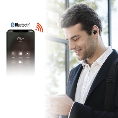 Image showing 6 th HyperGear Active True Wireless Earbuds (Black)