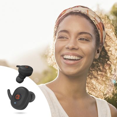 Image showing 8 th HyperGear Active True Wireless Earbuds (Black)