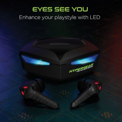 Image showing 9 th HyperGear CobraStrike In-Ear True Wireless Stereo Bluetooth Gaming Earbuds with Microphone and Charging Case