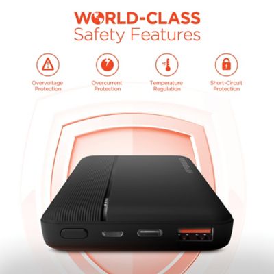 Image showing 7 th HyperGear USB-C Fast Charge Power Bank for iPhone and Android, 10 Amp