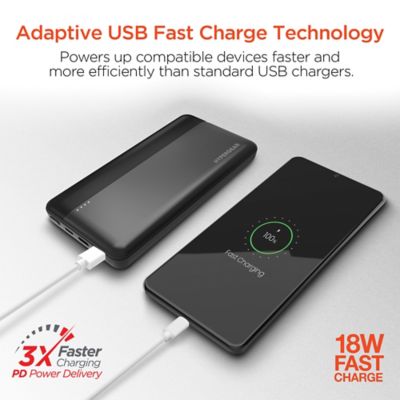 Image showing 8 th HyperGear USB-C Fast Charge Power Bank for iPhone and Android, 10 Amp