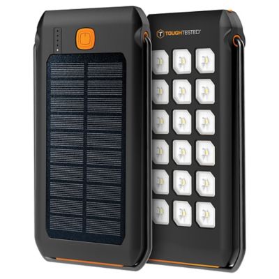 Image showing  Portable Power pk., 10,000-mAh, LED Solar with Light
