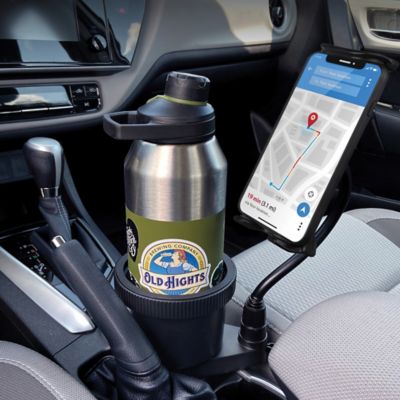 Image showing  Tough and Thirsty Big Mouth Cupholder Mount with Universal Phone, GPS, and Tablet Grip