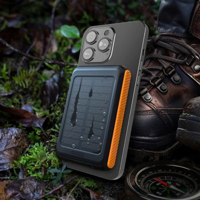 Image showing  ROC 5 MagSafe 5,000-mAh Solar Qi Wireless Power Bank with USB-C PD and USB-A Quick-Charge Ports and Flashlight