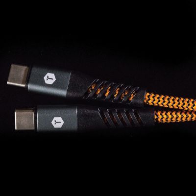 Image showing  6-Foot Braided USB-C to USB-C Cable
