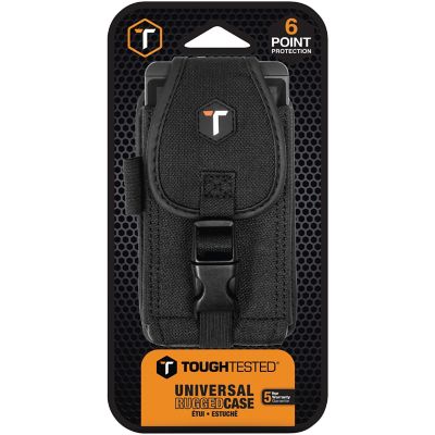 Image showing  Universal Rugged Pouch with Belt Clip, Black