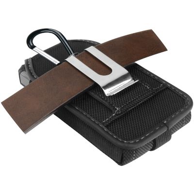 Image showing  Universal Rugged Pouch with Belt Clip, Black