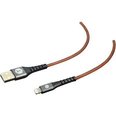 ToughTested PRO Armor Weave Lightning to USB Cable with Slim Tip, 8-Ft.