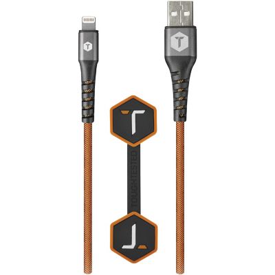 Image showing  PRO Armor Weave Lightning to USB Cable with Slim Tip, 8-Ft.