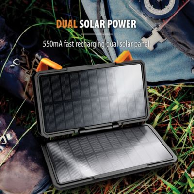 Image showing 5 th ToughTested Dual-Solar-Panel Switchback 10,000 mAh Power Bank