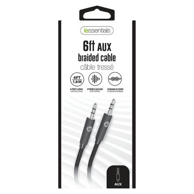 Image showing  Braided Auxiliary Cable, 6 Feet