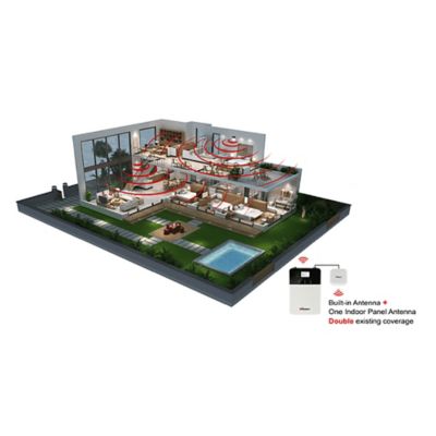 Image showing 7 th HiBoost 4K Plus Cell Phone Signal Amplifier, F10GI-5S-BTW