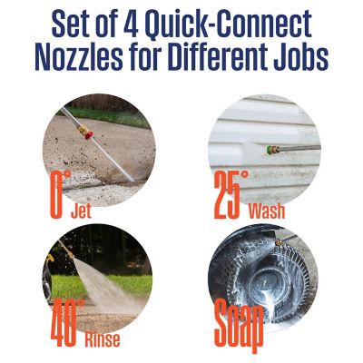 Image showing 11 th Westinghouse 3000-PSI 2.3 GPM Gas Cold Water Pressure Washer with 5 Nozzles