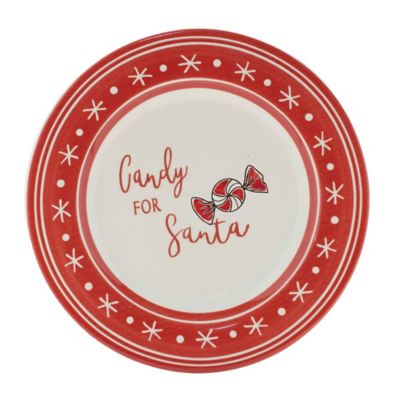 Image showing  Ceramic Santa Candy Plate (Set of 4)